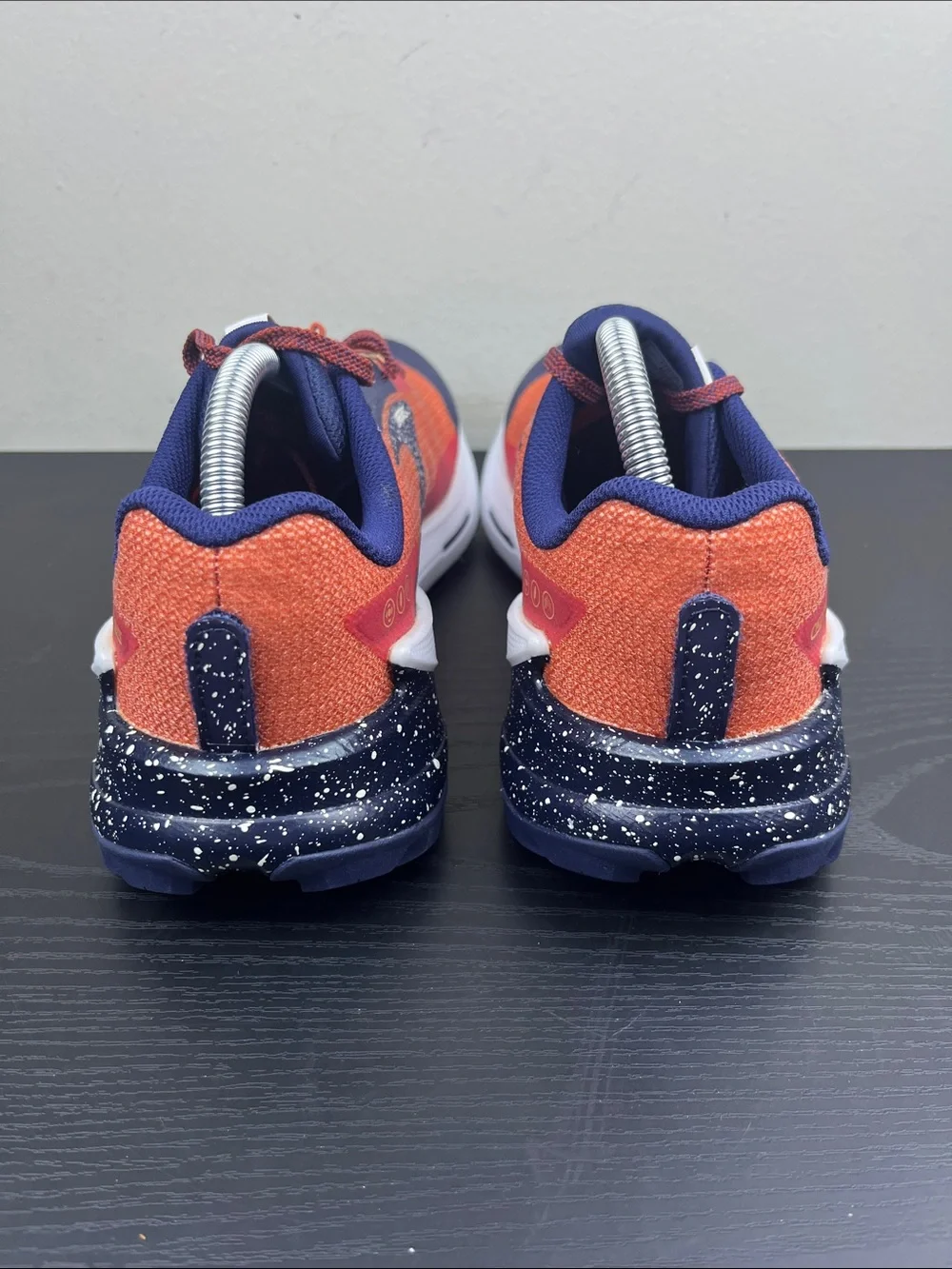 Brooks Catamount 2 Men's Size 10 Orange Navy Blue Trail Running Shoes Sneakers